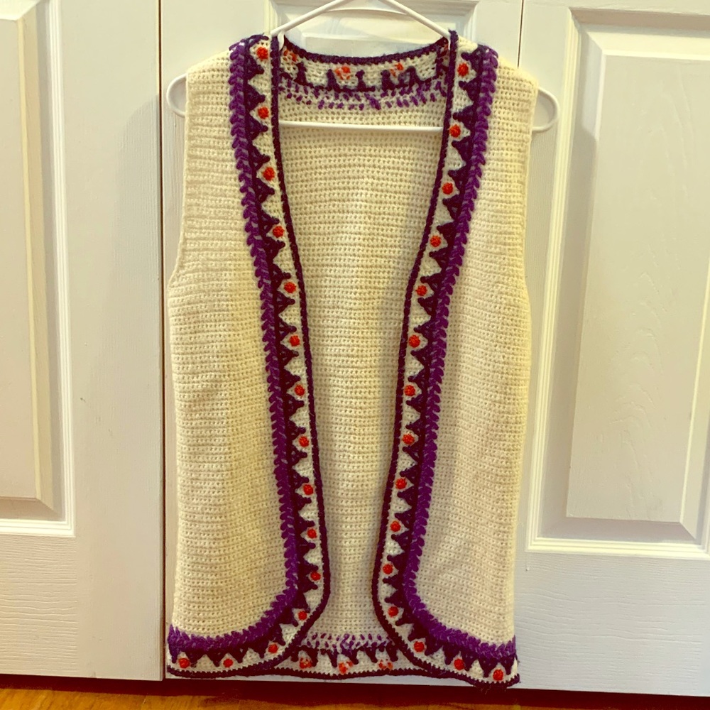 Vintage Handmade Knit Vest